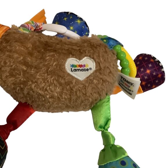 Lamaze Mortimer the Moose Baby Plush Toy Clip & Go Teething Rings & Sensory - Picture 5 of 7